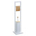 Szczotka toaletowa z uchwytem na papier toaletowy NATURELO, 2w1, 9240179