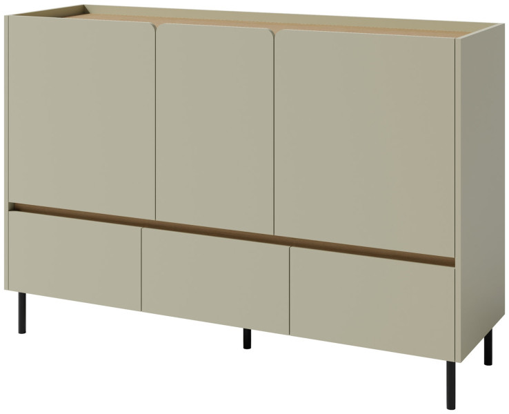 Komoda z szufladami 150 cm na nóżkach LISSARO, 9245135