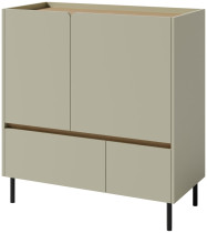 Komoda 95 cm z 2 drzwiami i 2 szufladami LISSARO