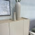Komoda 95 cm z 2 drzwiami i 2 szufladami LISSARO beż piaskowy, 9245168