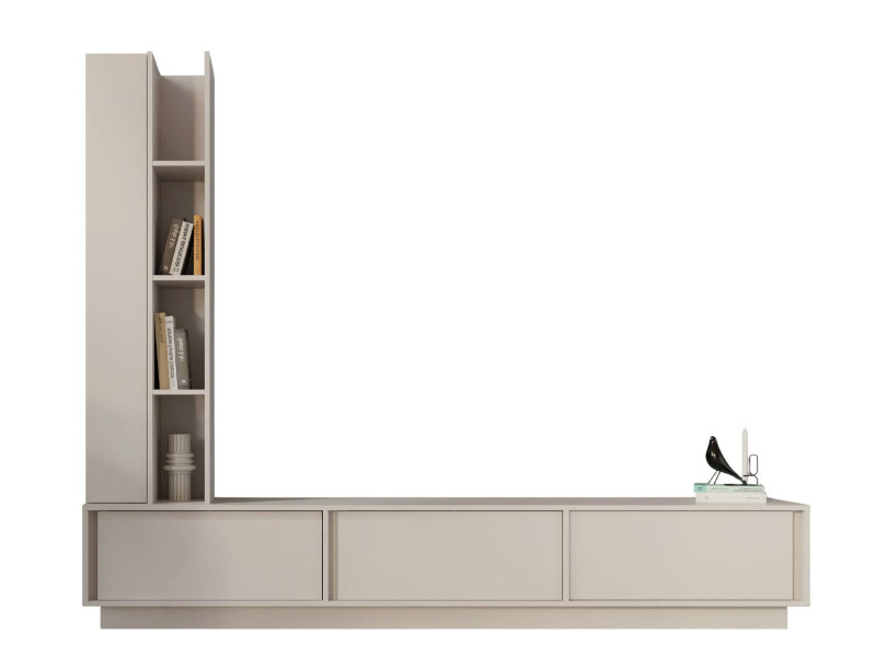 Elegancka meblościanka z wysoką szafką kaszmir MARVI, 9248666