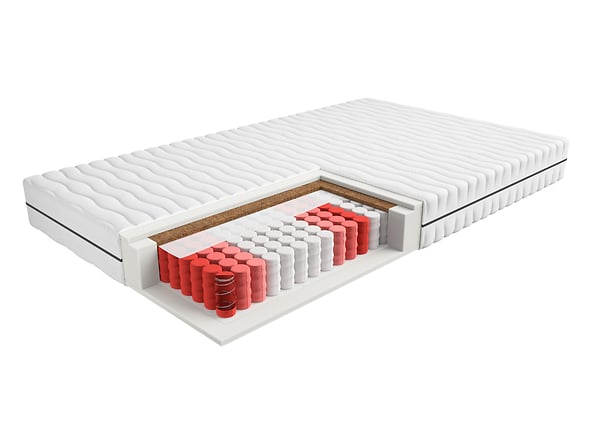 Materac sprężynowy kieszeniowy  Ekko 180x200 H2/H3, 9251834