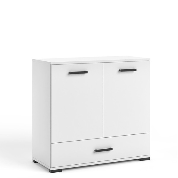 Biała komoda 90 cm do salonu FIORA, 9318872