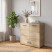 Dwudrzwiowa komoda 90 cm do salonu FIORA dąb sonoma, 9318885