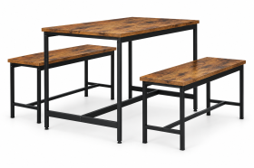 Zestaw loftowych mebli do kuchni postarzane drewno ModernHome