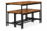 Zestaw loftowych mebli do kuchni postarzane drewno ModernHome, 9428416