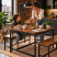 Zestaw loftowych mebli do kuchni postarzane drewno ModernHome, 9428421