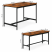 Zestaw loftowych mebli do kuchni postarzane drewno ModernHome, 9428422