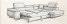 Narożnik z funkcją spania i pojemnikiem na pościel BELLAGIO, 9436698