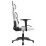 Fotel Gamingowy z Ekoskóry Ergonomiczny Biało-Czarny do Biurka dla Gracza, 9438982