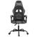 Fotel Gamingowy z Ekoskóry Obrotowy Ergonomiczny Czarno-Szary do Biurka, 9439046