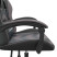 Fotel Gamingowy z Ekoskóry Obrotowy Ergonomiczny Czarno-Szary do Biurka, 9439050