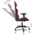 Fotel Gamingowy z Ekoskóry Ergonomiczny Czarno-Czerwony do Biurka, 9439077