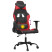 Fotel Gamingowy z Ekoskóry Ergonomiczny Czarno-Czerwony do Biurka, 9439078