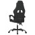 Fotel Gamingowy z Ekoskóry Obrotowy Ergonomiczny Czarny do Biurka, 9439288