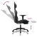 Fotel Gamingowy z Ekoskóry z Podnóżkiem Ergonomiczny Czarny do Biurka, 9439333