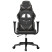 Fotel Gamingowy z Ekoskóry Ergonomiczny Czarno-Wielokolorowy do Biurka, 9439363