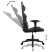 Fotel Gamingowy z Ekoskóry Ergonomiczny Czarno-Wielokolorowy do Biurka, 9439366