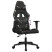 Fotel Gamingowy z Ekoskóry Ergonomiczny Czarno-Wielokolorowy do Biurka, 9439367