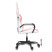 Fotel Gamingowy z Ekoskóry Ergonomiczny Biało-Różowy do Biurka dla Gracza, 9439410
