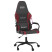 Fotel Gamingowy z Ekoskóry Ergonomiczny Czarno-Czerwony do Biurka, 9439504