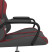 Fotel Gamingowy z Ekoskóry Ergonomiczny Czarno-Czerwony do Biurka, 9439506