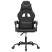 Fotel Gamingowy z Ekoskóry Ergonomiczny z Podłokietnikami Czarny do Biurka, 9439630