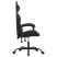 Fotel Gamingowy z Ekoskóry Ergonomiczny z Podłokietnikami Czarny do Biurka, 9439631