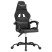 Fotel Gamingowy z Ekoskóry Ergonomiczny z Podłokietnikami Czarny do Biurka, 9439634