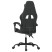 Fotel Gamingowy z Ekoskóry Obrotowy Ergonomiczny Czarny do Biurka, 9439874