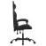 Fotel Gamingowy z Ekoskóry Obrotowy Ergonomiczny Czarny do Biurka, 9440096
