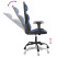 Fotel Gamingowy z Ekoskóry Ergonomiczny Czarno-Niebieski do Biurka, 9440196