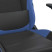 Fotel Gamingowy z Ekoskóry Ergonomiczny Czarno-Niebieski do Biurka, 9440198