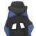 Fotel Gamingowy z Ekoskóry Ergonomiczny Czarno-Niebieski do Biurka, 9440199