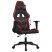 Fotel Gamingowy z Ekoskóry Ergonomiczny Czarno-Czerwony do Biurka, 9440262