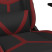 Fotel Gamingowy z Ekoskóry Ergonomiczny Czarno-Czerwony do Biurka, 9440263