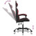 Fotel Gamingowy z Ekoskóry Ergonomiczny Czarno-Czerwony do Biurka, 9440341