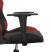 Fotel Gamingowy z Ekoskóry Ergonomiczny Czarno-Czerwony do Biurka, 9440474