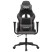 Fotel Gamingowy z Ekoskóry Ergonomiczny Czarno-Szary do Biurka dla Gracza, 9440509