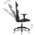 Fotel Gamingowy z Ekoskóry Ergonomiczny Czarno-Szary do Biurka dla Gracza, 9440513