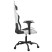 Fotel Gamingowy z Ekoskóry Ergonomiczny Biało-Czarny do Biurka dla Gracza, 9440595