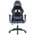 Fotel Gamingowy z Ekoskóry Ergonomiczny Czarno-Niebieski do Biurka, 9440651
