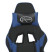 Fotel Gamingowy z Ekoskóry Ergonomiczny Czarno-Niebieski do Biurka, 9440657