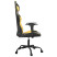 Fotel Gamingowy z Ekoskóry Ergonomiczny Czarno-Złoty do Biurka dla Gracza, 9440790