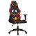 Fotel Gamingowy z Ekoskóry Ergonomiczny Czarno-Czerwony do Biurka, 9440863