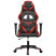 Fotel Gamingowy z Ekoskóry Ergonomiczny Czarno-Czerwony do Biurka, 9440915