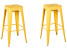 Produkt: 2 stołki barowe 76cm żółto-złoty