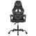 Fotel Gamingowy z Ekoskóry Ergonomiczny Czarno-Szary do Biurka dla Gracza, 9441509