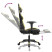 Fotel Gamingowy z Ekoskóry z Podnóżkiem Ergonomiczny Czarno-Złoty do Biurka, 9441570