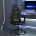 Fotel Gamingowy z Ekoskóry Ergonomiczny z Podłokietnikami Czarny do Biurka, 9441580